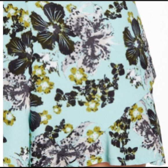 FREE PEOPLE Fiona Printed Flutter Shorts,Mint Combo - Picture 4 of 11